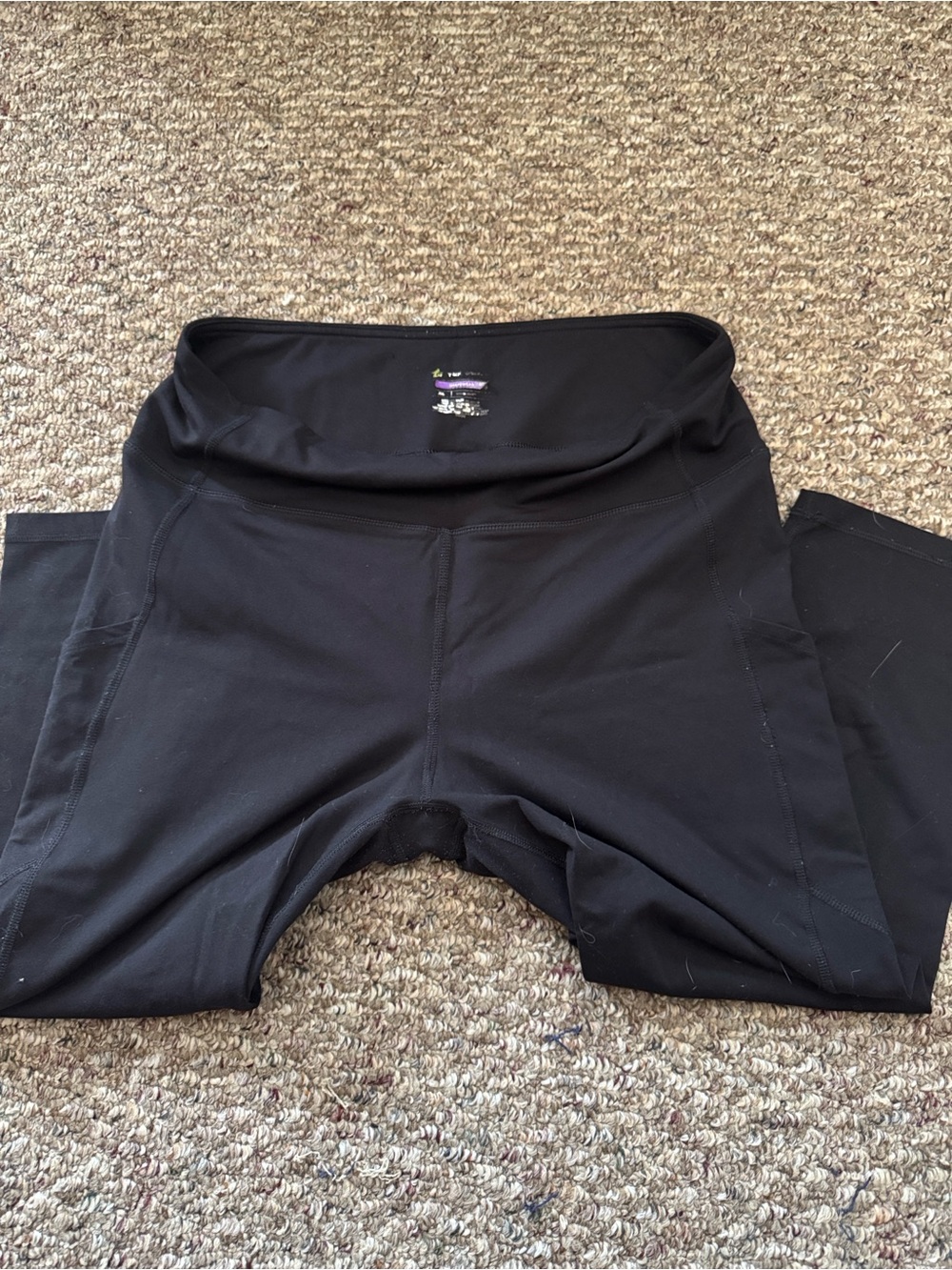 tek gear Black Capri Leggings for Women